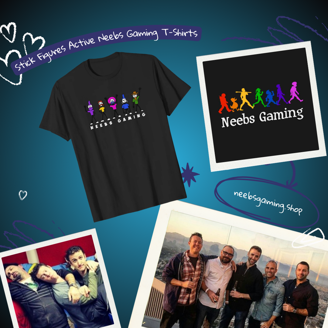 Stick Figures Active PTTT2705 Neebs Gaming T-Shirts